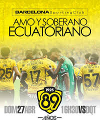We did not find results for: Barcelona S C Auf Twitter Hoy Juega Barcelona Sporting Club Monumental 16h30 89anosamoysoberanoecuatoriano Http T Co 7udm3nt7nd