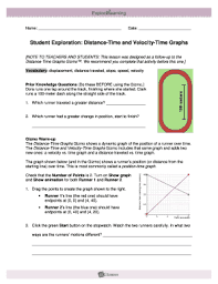 Check that the height of the sled. Student Exploration Distance Time And Velocity Time Graphs Gizmo Answer Key Fill Online Printable Fillable Blank Pdffiller
