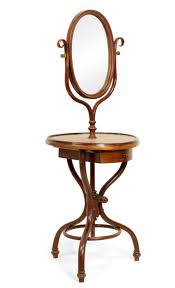 Dark wood frames, pointed arches, and ornate carvings. Table Mirror Austrian Bentwood Shaving Dressing Mirror