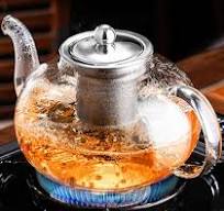 Amazon.com | KICHOUSE Heat-resistant Clear Glass Teapot ...