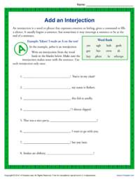 Check out these great and useful spelling strategies. Interjection Lesson Plans Worksheets Lesson Planet