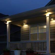 Solar security flood lights are easy to install and have solar rechargeable batteries, so you don't have to worry about them. Soffit Mounted Led Flood Light Kit Outdoor Dekor