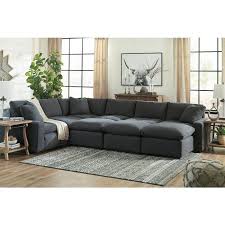 Savesto Charcoal Modular Sectional Set In 2020 Modular Sectional Sofa Ashley Furniture Modular Sectional