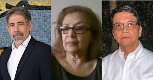 Leonardo Vera, María Antonia Moreno y Misael Díaz