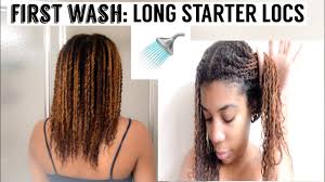 How i wash and retwist my starter locs product used super grow gel by afrolatinaswlocs that's there instagram my instagram naturallyqueen103 email kizzylove2. How Soon Should You Wash Your Starter Locs Starter Loc Care Advice Natural Nirvana Youtube