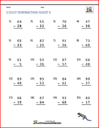 Double digit subtraction regrouping worksheet author: 2 Digit Subtraction With Regrouping Worksheets