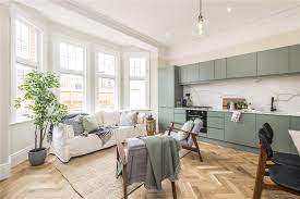 London Living One Bedroom Flat Open Plan Apartment Stylish Kitchen Design