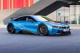 Bmw I8 Blue Slammed Bmw I8 Bmw Super Cars