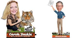 The story of carole baskin's life with don lewis, like so many florida stories, begins like a pulp fiction novel any carole and don lewis with one of their tiger cubs. Tiger King S Carole And Howard Baskin Talking Bobbleheads Now Available Mlive Com