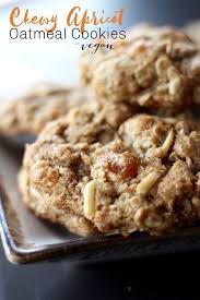 Chewy Oatmeal Apricot Almond Cookies Vegan The Conscientious Eater Recipe Oatmeal Cookies Chewy Vegan Cookies Almond Cookies