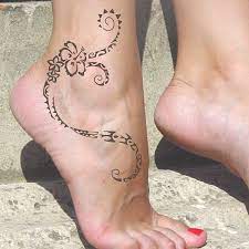 Tatuaggio Di Puiaki Prezioso Tattoo Tattootribes Com Ankle Tattoos For Women Tribal Flower Tattoos Foot Tattoos