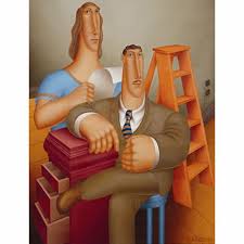 How About This Huge 6 High X Almost 5 Wide Quirky Oil On Canvas By Acclaimed Contemporary Artist Roy Carruthers Signe Roy College Art Contemporary Artists