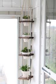 One of those hanging plants indoors ideas that require some craftsmanship and woodworking. Hanging Plants Diy Plant Hangers