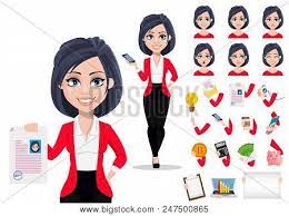 Parts of the body | infographic. Business Woman Vector Photo Free Trial Bigstock