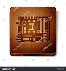 Maybe you would like to learn more about one of these? Brown Electronic Computer Components Motherboard Digital Chip Integrated Science Icon Isolated On White Bac Computer Components Electronic Computer Motherboard