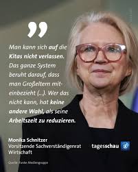 Die Chefin der Wirtschaftsweisen, Monika Schnitzer, hält die  Kinderbetreuungsangebote in Deutschland für nicht verlässlich. Es brauche  mehr Geld und Personal.