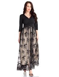 Black 3 4 Sleeve Dress Plus Size Grapent Womens Plus Size Sequin 3 4 Sleeves Evening Gown Party Long Maxi Dress Champagne In 2020 Evening Gowns With Sleeves Sequin Maxi Dress Long Sleeve Summer Dress