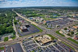 Aerial Photo Of Schererville Indiana At Us 30 And Us 41 I Grew Up In A Beautiful Woods Here In The 40 S 50 S Cool Places To Visit Aerial Photo Aerial