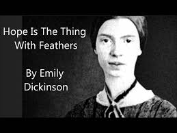 Hope Is The Thing With Feathers Emily Dickinson Poem Taught In Sfhs S Emily Dickinson Poems Dickinson Poems Emily Dickinson