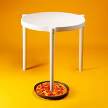 Ikea And Pizza Hut Collaborate To Create Full Size Version Of Pizza Box Table In 2020 Pizza Hut Ikea Ikea Side Table
