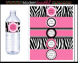 We at bump and beyond designs love to help you celebrate life's the listing includes one 8.5x11 pdf file. Printable Party Water Bottle Labels Black And By Modernbeautiful Water Bottle Labels Baby Shower Water Bottle Labels Template Baby Shower Water Bottles