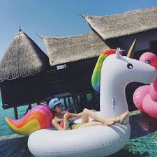 Make Your Pool Time Magical With This Inflatable Unicorn Raft Inflatable Pool Pool Giant Inflatable Pool Floats