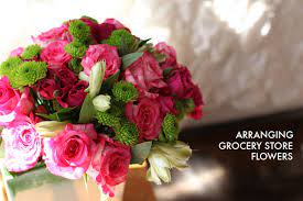 When shopping the floral section, look for what's freshest and most colorful. 10 Tips For Making Florist Style Bouquets From Grocery Store Flowers Mighty Girl