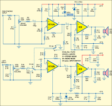 Audio and video devices, function control audio and video, sound representation. Subwoofer Amplifier Circuit Detailed Circuit Diagrams Available