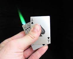 You can use these now. Deck Of Playing Cards Shaped Lighter Unique Refillable Etsy