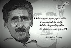 (abdurrahim karakoç gibi) bu dönem halk şairleri, şiirlerinde geleneksel konuların yanında güncel konuları da işlemişlerdir. Araf Dergisi A Twitter Olumunun 5 Yildonumunde Abdurrahim Karakoc U Rahmet Ve Minnetle Aniyoruz Mihriban Abdurrahimkarakoc Siir Edebiyat Arafdergisi Araf Https T Co E6hil4bfvx