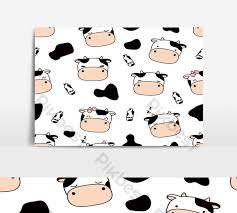 Menakjubkan 30 Gambar Lembu Kartun Hitam Putih Cute Comel Kepala Lembu Kartun Doodle Lancar Corak Elemen Download Marie Antoinette Ria Di 2020 Kartun Gambar Hewan