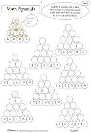 Blog Maths Pyramids 004 Mental Math Math Practices Mental Maths Worksheets