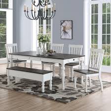 For any individual who is searching for an antique farmhouse table to add to their accumulation in the lounge area or kitchen, it is constantly best to first discover more data about the thing before settling on a choice to… Joanna Farmhouse Dining Set With Bench Ruby Gordon Home Table Chair Set With Bench