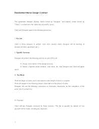 Residential Interior Designer Contract Template Download This Residential Interior Designer Contract Tem Contract Template Contract Interior Design Templates