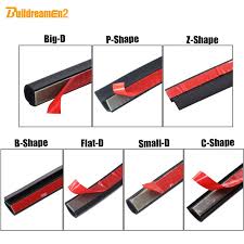 Buildreamen2 Automotive Weather Strip Noise Insulation Car Styling Door Trunk Hood Seal Strip For Peugeot 1007 107 206 20 Noise Insulation Car Wash Fiat Tempra