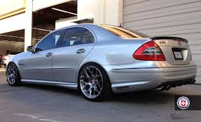 Mercedes E55 On All New Hre P40sc Conical Mercedes E55 Amg Mercedes Benz Cars Mercedes Benz Amg