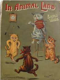 1903 the young coquette a happy birthday postcard. Stella Rose S Books Louis Wain Cat Book Illustrator Articles