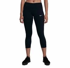 Black And Gold Nike Leggings Plus Size Nike Power Racer Cropped Mesh Back Leggings Size M In Good Used Condition Swoosh Is Fading No Pilin Running Leggings Black Active Wear Leggings Black Nikes