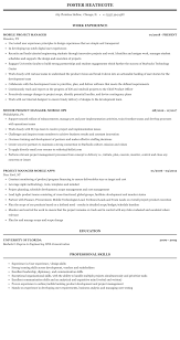 Page 1 of 8,386 jobs. Mobile Project Manager Resume Sample Mintresume