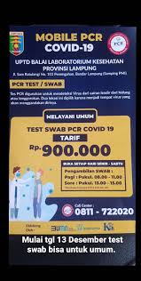 Mobile Diagnostic Real Time Pcr Dinas Kesehatan Provinsi Lampung