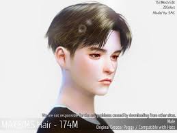 It's replaces the chopstick, spoon and fork found in game with . 30 Korean Male Hairstyle The Sims 4 Top Style
