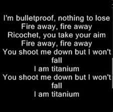 I am titanium you shoot me down but i won't fall fire away fire away we unite our souls in needless time lyrics when the night falls down and makes us blind in the night. Titanium Sia David Guetta Lyrics Video Dailymotion