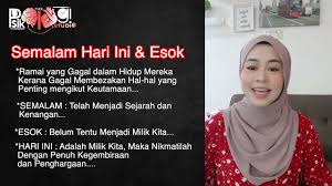 Tersenyum buatku senang kau hias dirimu membuat hati bertambah sayang. Semalam Hari Ini Dan Esok Menyerikan Kehidupan Dengan Mewarnai Iman Hari Ini Lebih Baik Dari Semalam Bila Bertemu Dan Berpisah Raya 2013 Seperti Biasa Shazleen Akan Menjadi Host Tiap Kali Balik