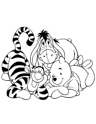 Tigger looking at butterfly coloring page. Tigger Coloring Pages Books 100 Free And Printable
