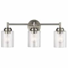Longshore Tides Mayes 3 Light Dimmable Brushed Nickel Vanity Light Wayfair