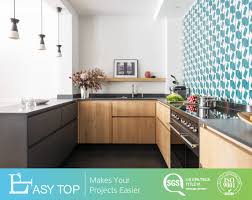 Cabinetry, floor color, and countertops are the three major components of the color scheme in your kitchen. China Flatpack Plywood Grain Wood And Grey Color Combination Melamine Finish Cheap Kitchen Cabinets China Wooden Kitchen Cabinet Kitchen Cabients