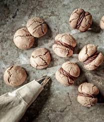 Amaretti Z Ganaszem Czekoladowym Przepis Rezept