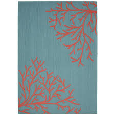 Maybe you would like to learn more about one of these? Garland Rug Sea Coral Teal Santa Fe Coral 5 Ft X 7 Ft Area Rug Ll580a060084s4 The Home Depot