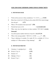 Check spelling or type a new query. Pertanyaan Untuk Cerdas Cermat Math Candidate