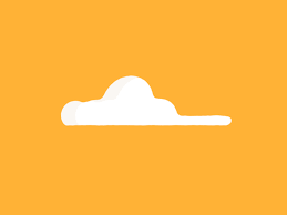 Animated Cloud Loop Vector Animation Motion Graphics Design Animation